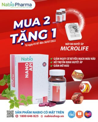 TẶNG MIỄN PHÍ MÁY ĐO HUYẾT ÁP CAO CẤP MICROLIFE TỪ NABIO PHARMA