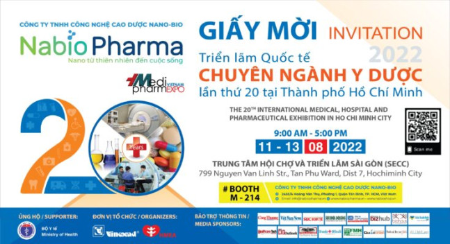 NABIO PHARMA tham gia triển lãm Vietnam Medi-Pharm Expo 2022